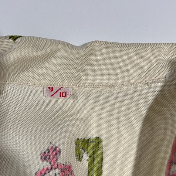 Vintage Blouse - 9/10, union made, keys, ribbon, rope - Picture 13 of 15